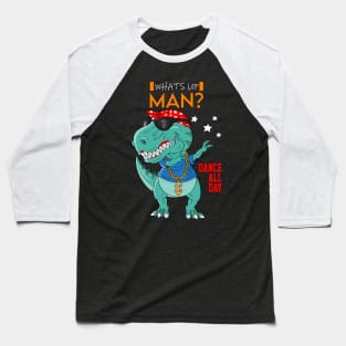 Dinosaur Dance Baseball T-Shirt